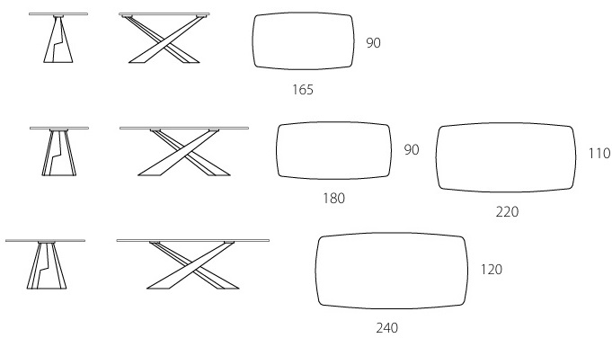 Lewood table oval shaped