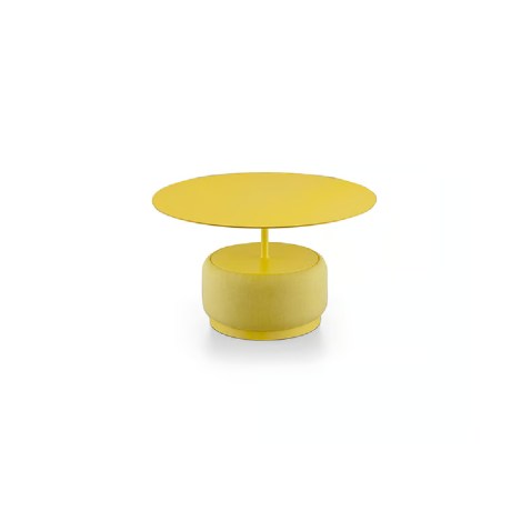 Επενδυμένο coffee table Bloom H40 Ø70 της Midj για contemporary living