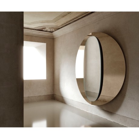 Δίχρωμος πολυτελής καθρέφτης Central Round Tonelli Design