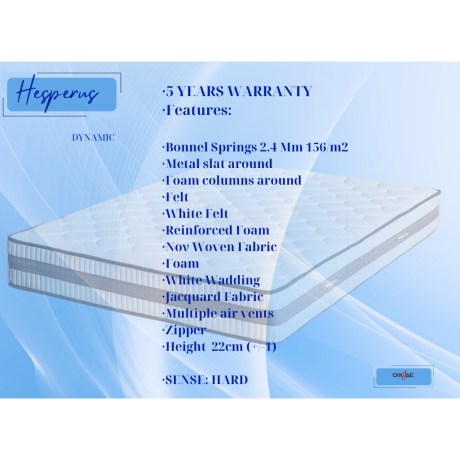 Dynamic Orthopedic Mattress made in Greece Hard sense