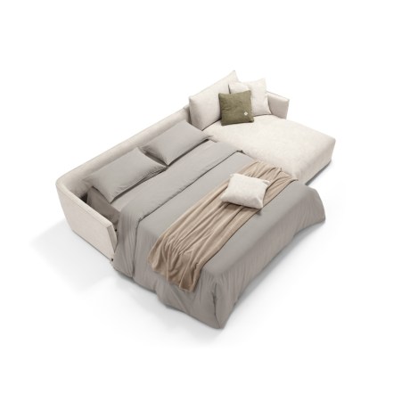 Ιταλικός γωνιακός καναπές κρεβάτι Fraser της Franco Ferri.