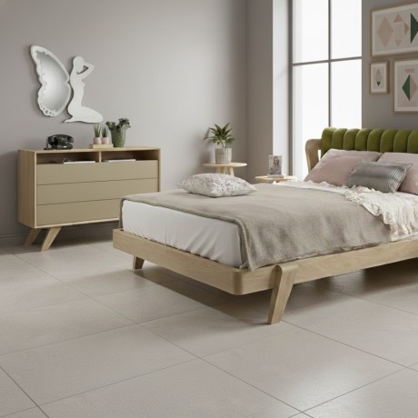 Χαμηλή Συρταριέρα HUG και Ιταλικός Καθρέφτης Νεράιδα, σετ κρεβατοκάμαρας, λευκή λάκα