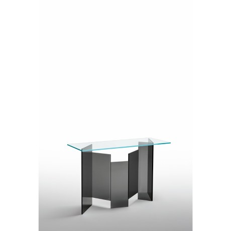Κονσόλα γυαλί φουμέ διαφανές Tonelli Design Metropolis