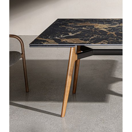 Lewood Table Ceramic top Wooden legs
