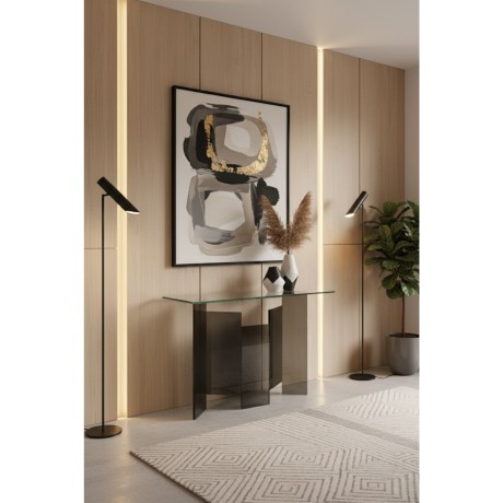 Κονσόλα METROPOLIS Tonelli Design smoked glass διακόσμηση