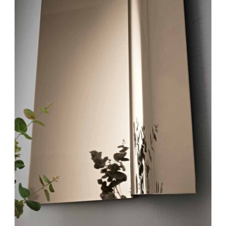 Λεπτομέρεια κυματιστού πλαισίου fused glass στον ιταλικό καθρέφτη Otera.