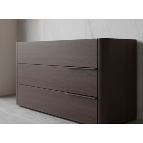 Συρταριέρα Sense 124, μοντέρνα κρεβατοκάμαρα, καμπύλες, Industrial Chic, Alexopoulos