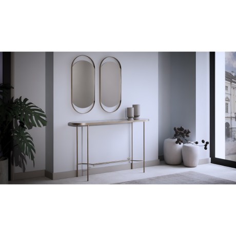 Soho Console & Mirrors | Bronze metal base | Modern design