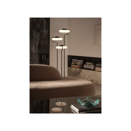 Λεπτομέρεια Tratto Δαπέδου, Μαύρο, Πηγές Φωτός LED, Κοντινό, Σιλουέτα