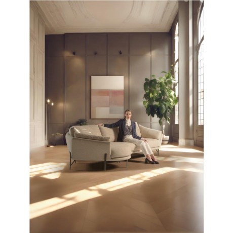 Venere Corner Sofa by Calia Italia in modern interior design living area