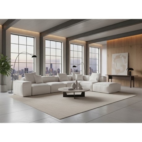 BOX Αρθρωτός Καναπές, πούπουλα, σύγχρονο design, γωνιακός